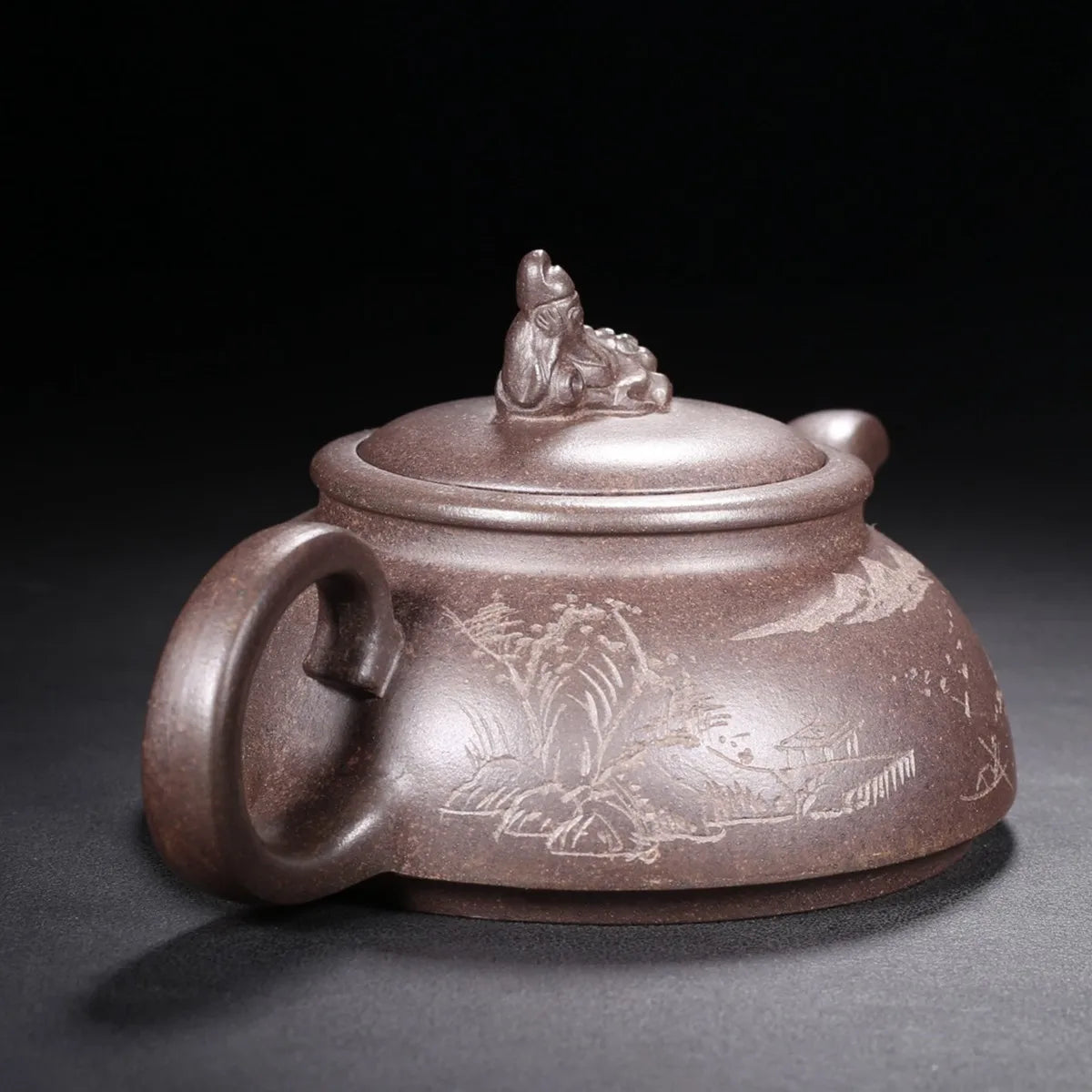 Chinese Yixing Zisha Clay Teapot  Li Bai Drunken Liquor Pot Gu Jingzhou 300ml