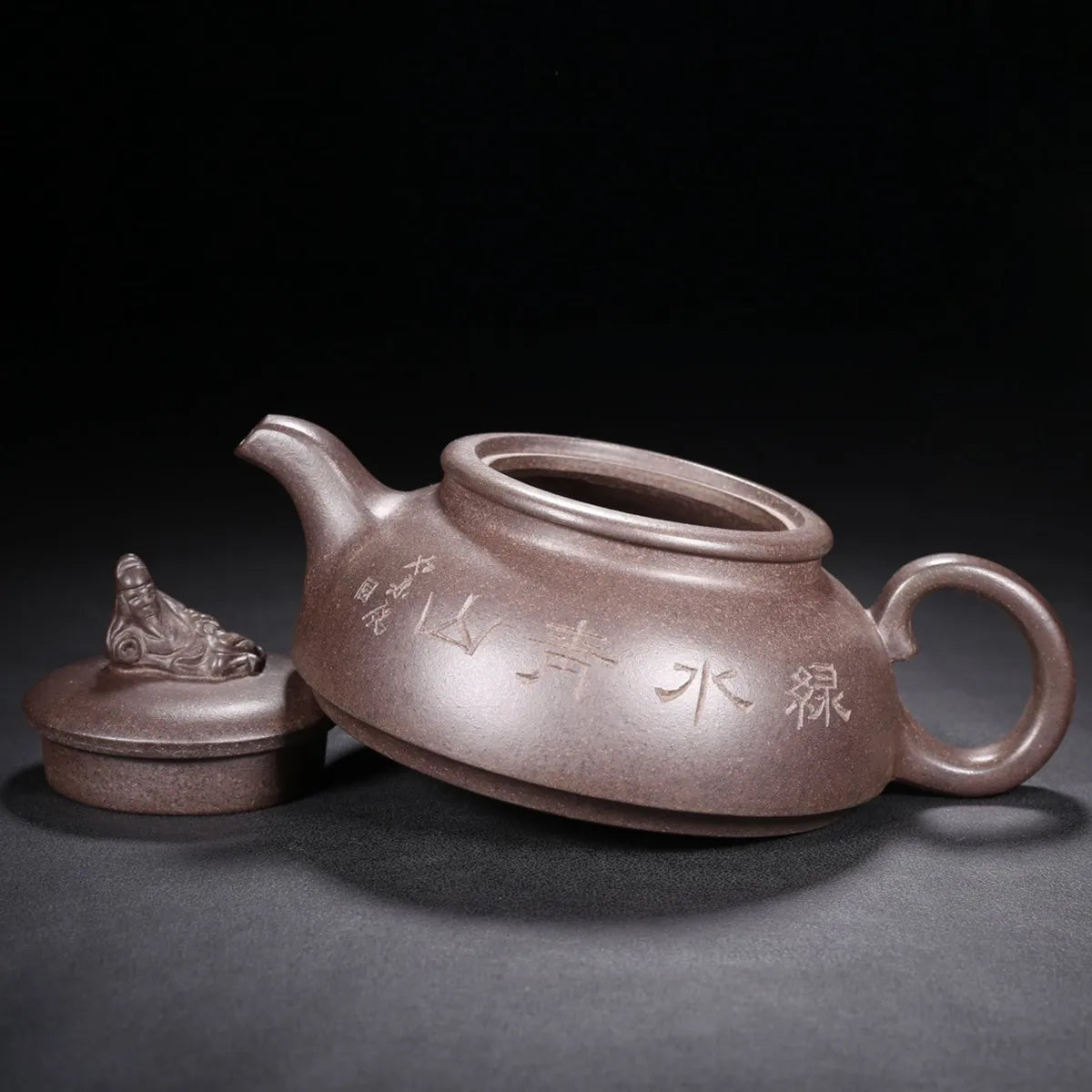 Chinese Yixing Zisha Clay Teapot  Li Bai Drunken Liquor Pot Gu Jingzhou 300ml