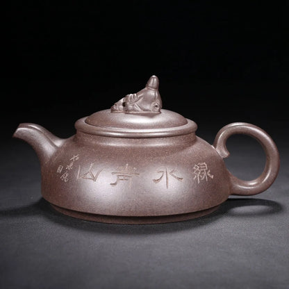 Chinese Yixing Zisha Clay Teapot  Li Bai Drunken Liquor Pot Gu Jingzhou 300ml