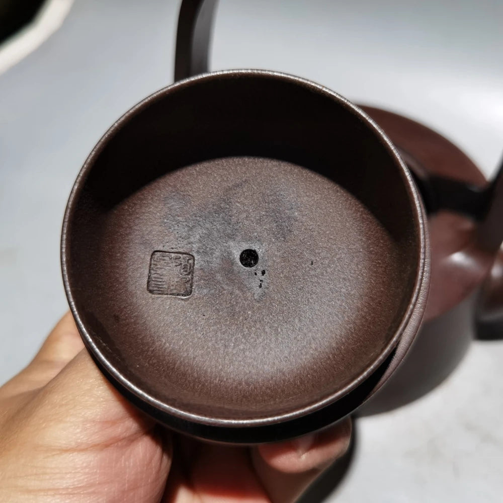 Chinese Yixing Zisha Clay Teapot  Lifting Beam Pot Gu Jingzhou 360ml