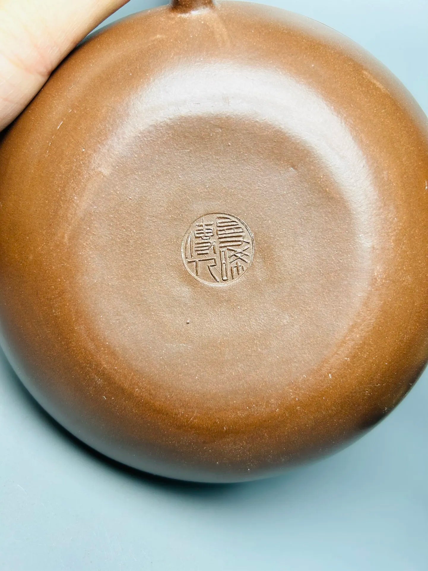 Chinese Yixing Zisha Clay Teapot  Line circle Pot  Manxi Ceramic Art 500ml