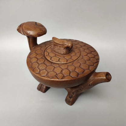 Chinese Yixing Zisha Clay Teapot  Lingzhi Pot Shao Daheng 400ml