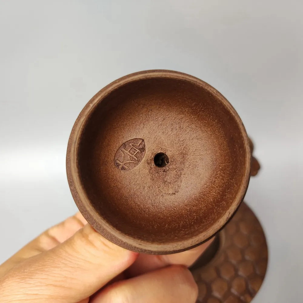 Chinese Yixing Zisha Clay Teapot  Lingzhi Pot Shao Daheng 400ml