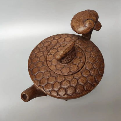 Chinese Yixing Zisha Clay Teapot  Lingzhi Pot Shao Daheng 400ml