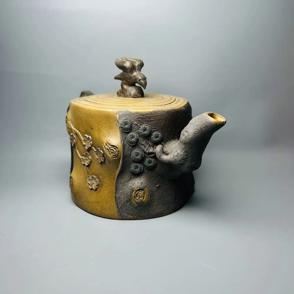 Chinese Yixing Zisha Clay Teapot  Longevity peach Pot Jiang Rong 460ml