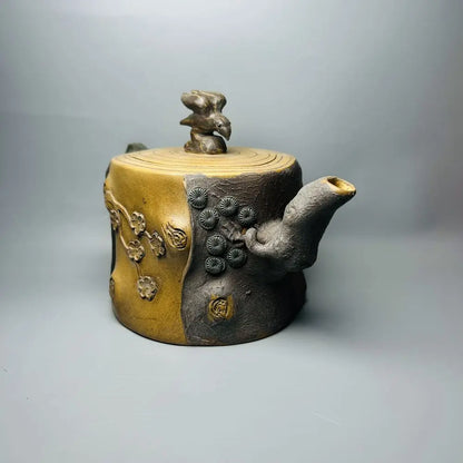 Chinese Yixing Zisha Clay Teapot  Longevity peach Pot Jiang Rong 460ml