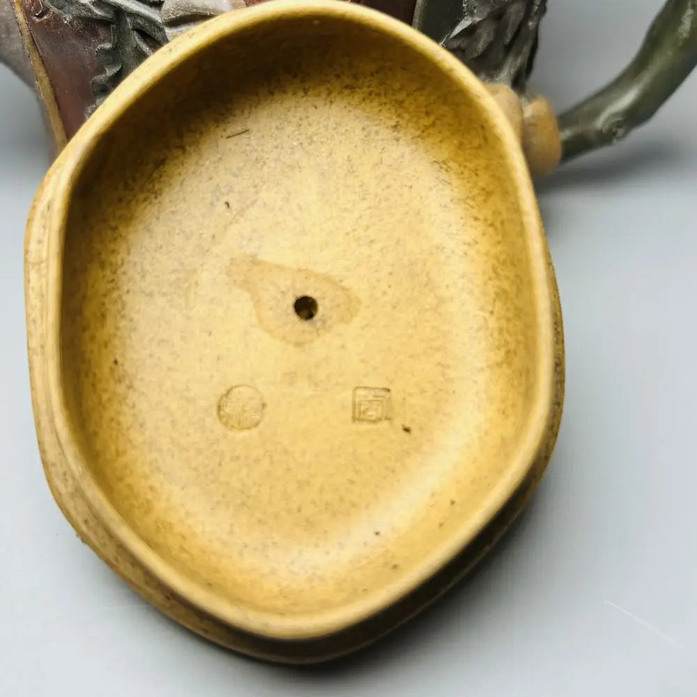 Chinese Yixing Zisha Clay Teapot  Longevity peach Pot Jiang Rong 460ml