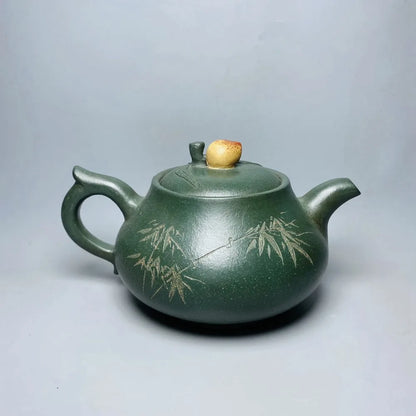 Chinese Yixing Zisha Clay Teapot  Longevity peach Pot  Jinding Trademark 400ml