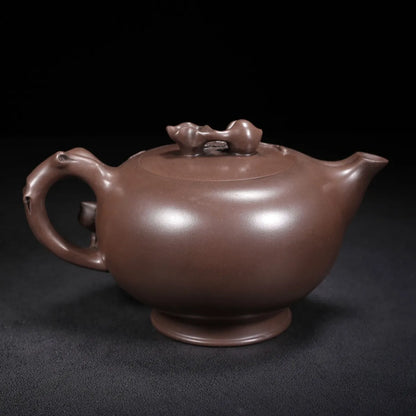 Chinese Yixing Zisha Clay Teapot  Longevity peach Pot  Zhu Kexin 500ml