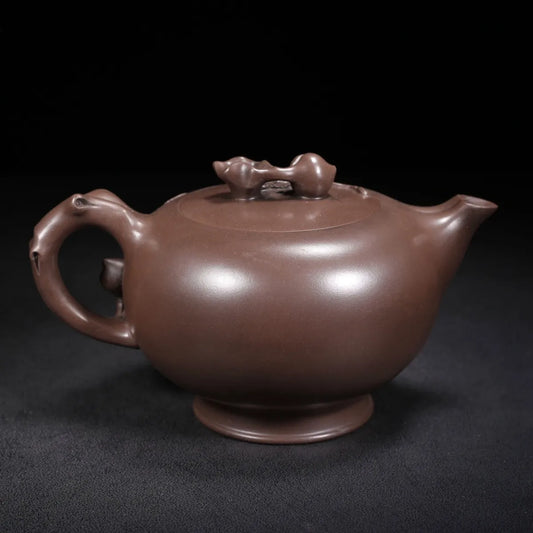 Chinese Yixing Zisha Clay Teapot  Longevity peach Pot  Zhu Kexin 500ml