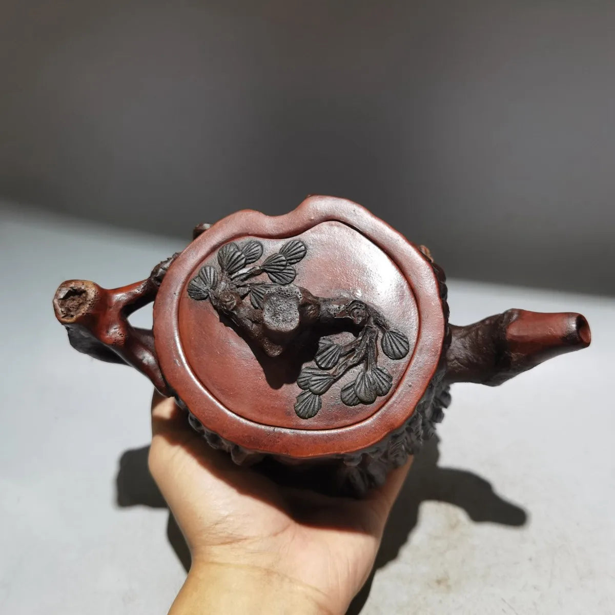 Chinese Yixing Zisha Clay Teapot  Loose Pile Pot Wang Youlan 480ml