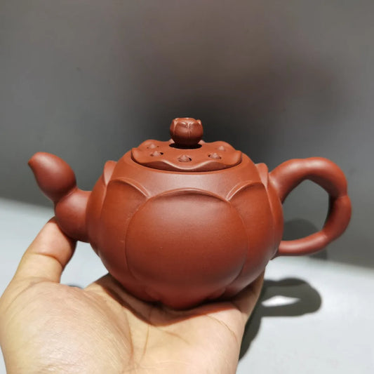 Chinese Yixing Zisha Clay Teapot  Lotus Heart Pot  Cao Wanfen 260ml