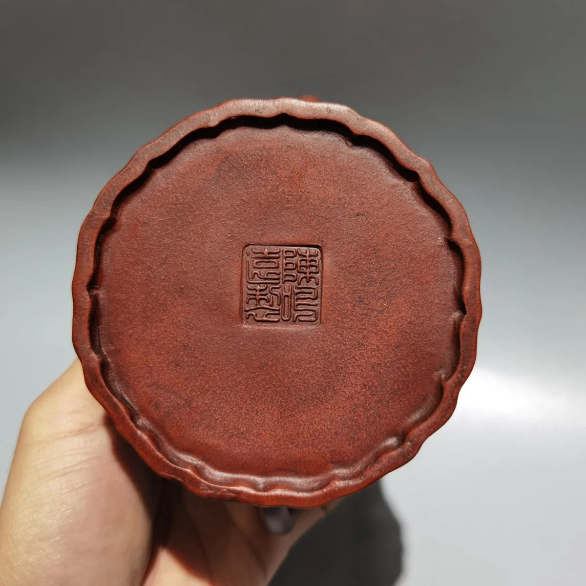 Chinese Yixing Zisha Clay Teapot  Lotus Pot Chen Mingyuan 360ml