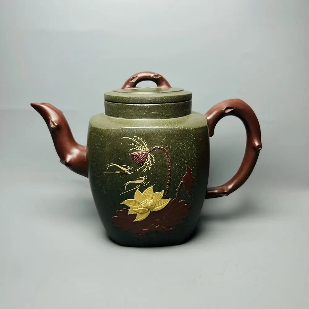 Chinese Yixing Zisha Clay Teapot  Lotus Pot Li Bifang 400ml