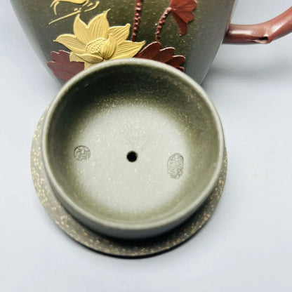 Chinese Yixing Zisha Clay Teapot  Lotus Pot Li Bifang 400ml