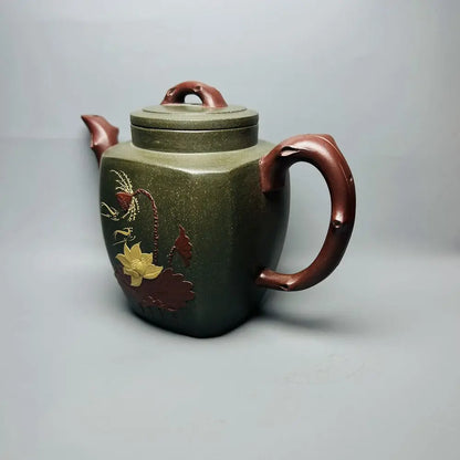 Chinese Yixing Zisha Clay Teapot  Lotus Pot Li Bifang 400ml