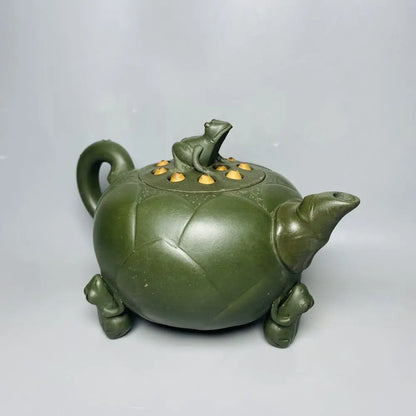 Chinese Yixing Zisha Clay Teapot  Lotus Seed Frog Pot  Jiang Rong 360ml