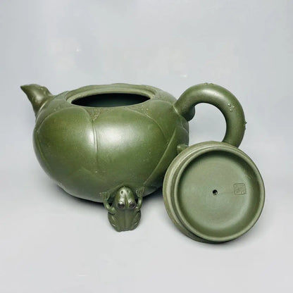 Chinese Yixing Zisha Clay Teapot  Lotus Seed Frog Pot  Jiang Rong 360ml