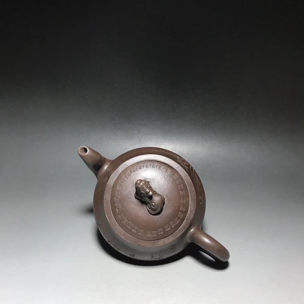 Chinese Yixing Zisha Clay Teapot  Lucky Beast Pot  Wu Yungen 500ml