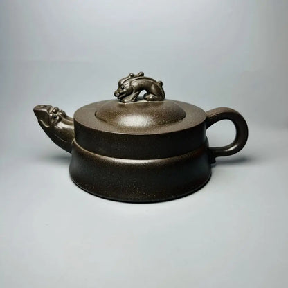 Chinese Yixing Zisha Clay Teapot  Lucky Beast Pot Zhang Wei 400ml