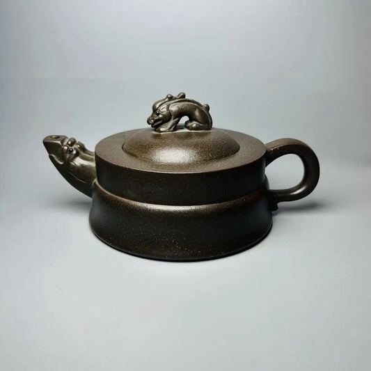 Chinese Yixing Zisha Clay Teapot  Lucky Beast Pot Zhang Wei 400ml