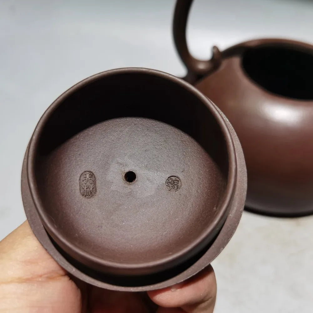 Chinese Yixing Zisha Clay Teapot  Meilin lifting beam Pot  Han Meilin 520ml