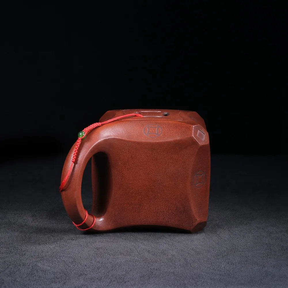 Chinese Yixing Zisha Clay Teapot  Money Pot the Republic of China Yang Yanbin 500ml