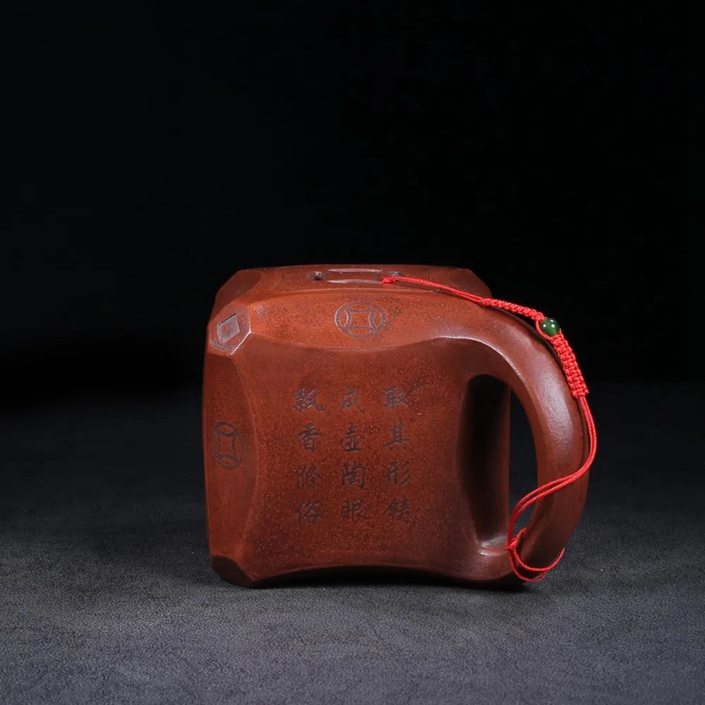 Chinese Yixing Zisha Clay Teapot  Money Pot the Republic of China Yang Yanbin 500ml