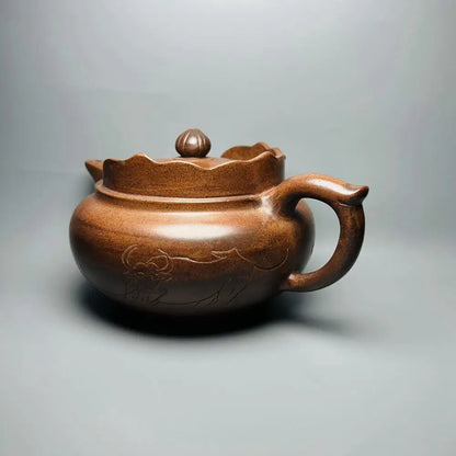 Chinese Yixing Zisha Clay Teapot   Monk Hat Pot  Gu Jingzhou 800ml