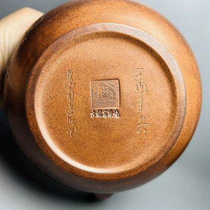 Chinese Yixing Zisha Clay Teapot   Monk Hat Pot  Gu Jingzhou 800ml