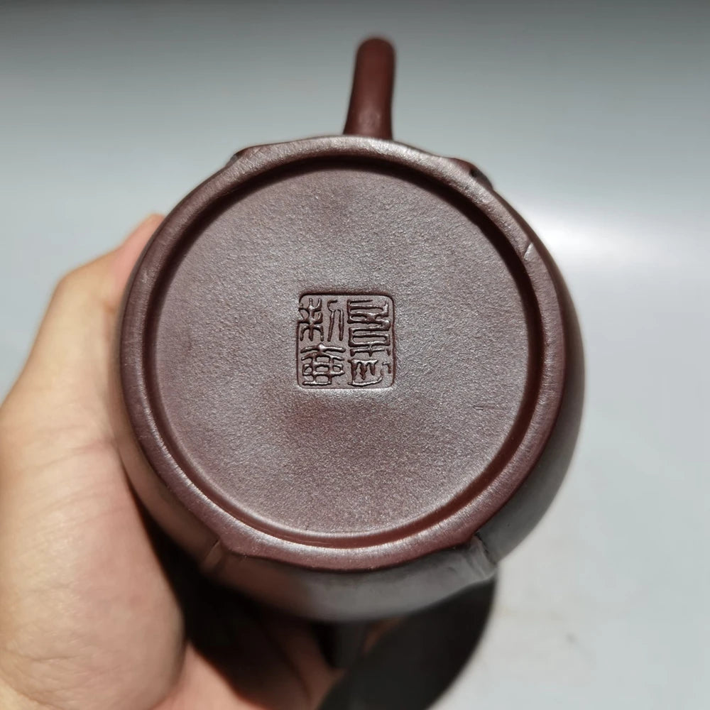 Chinese Yixing Zisha Clay Teapot  Nut Pot Gu Jingzhou 380ml