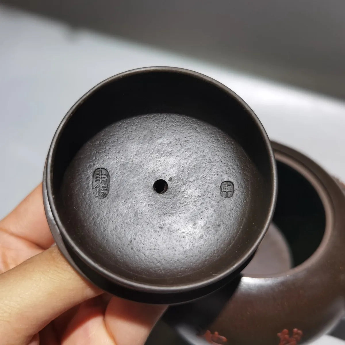 Chinese Yixing Zisha Clay Teapot  One bead Pot  Shenxi 280ml