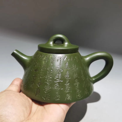Chinese Yixing Zisha Clay Teapot  Overlord Stone Ladle Pot Gu Jingzhou 480ml