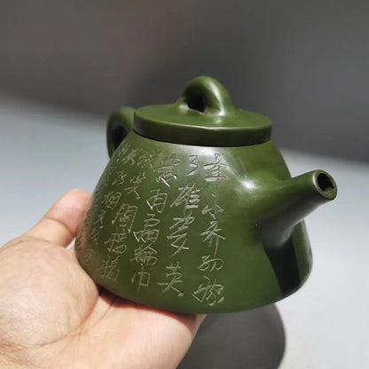 Chinese Yixing Zisha Clay Teapot  Overlord Stone Ladle Pot Gu Jingzhou 480ml