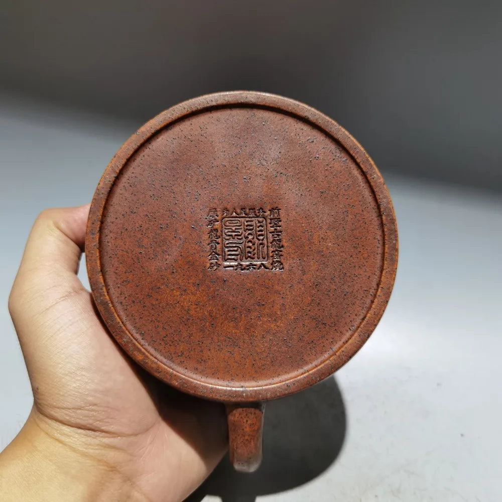 Chinese Yixing Zisha Clay Teapot  Ox bull lid Pot Gu Jingzhou 360ml