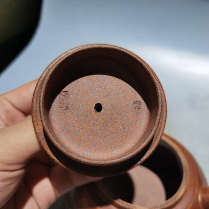 Chinese Yixing Zisha Clay Teapot  Ox bull lid Pot Gu Jingzhou 360ml