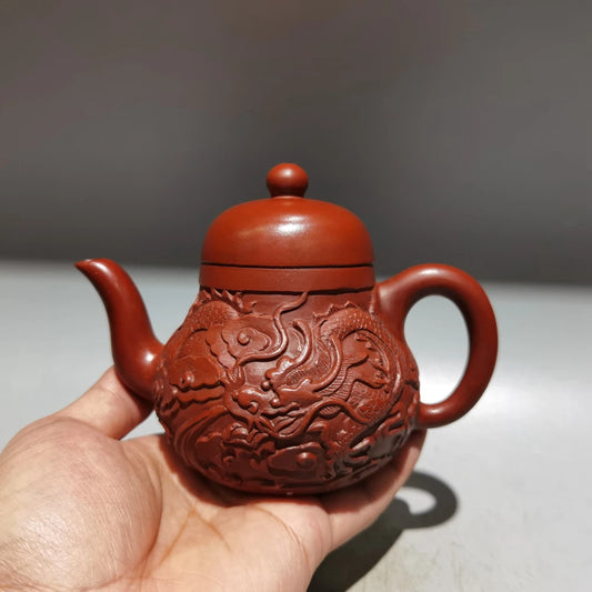 Chinese Yixing Zisha Clay Teapot  Pear shaped Pot Shen Hansheng 220ml