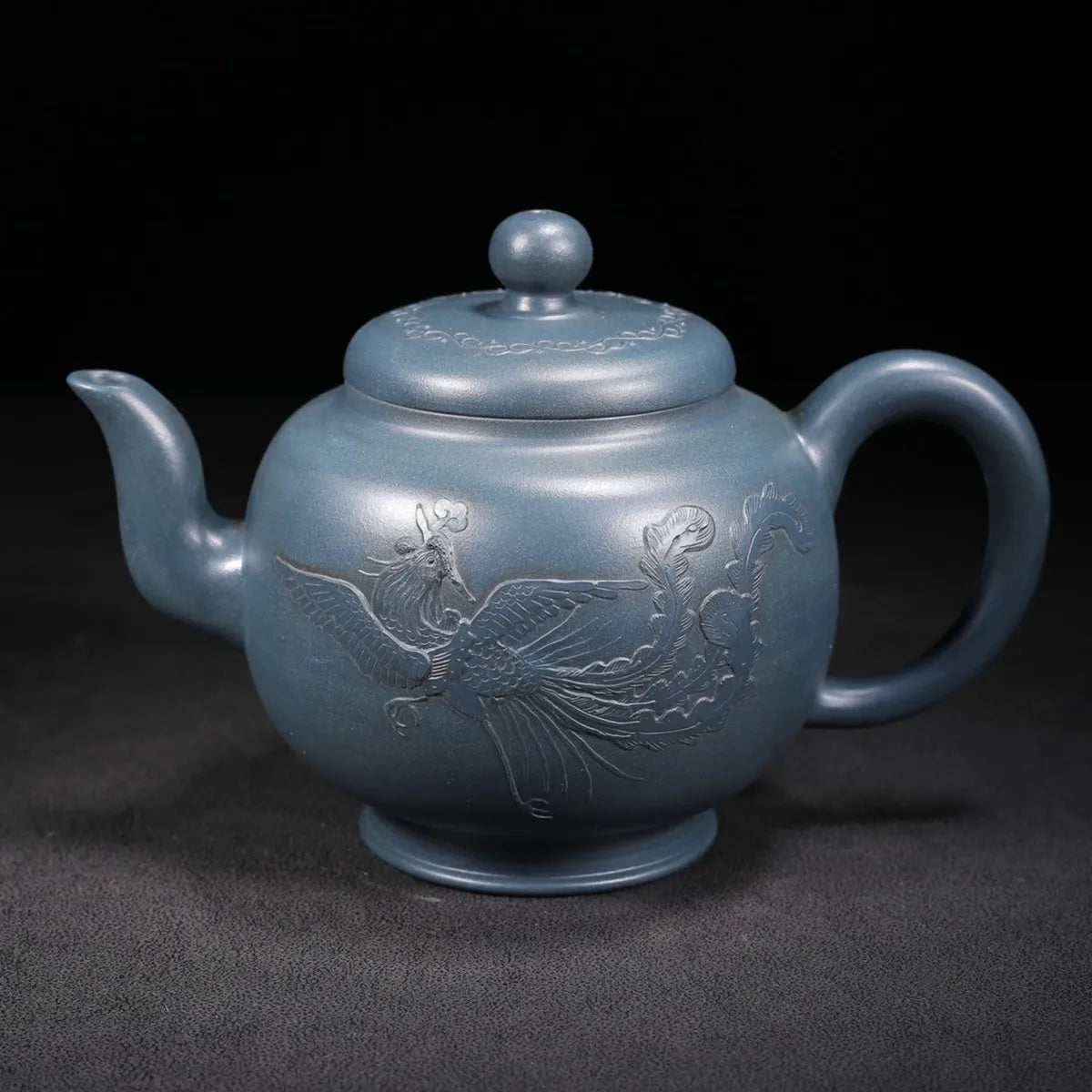 Chinese Yixing Zisha Clay Teapot  Phoenix Dance Nine Heavens Pot  Zhou Guizhen 400ml