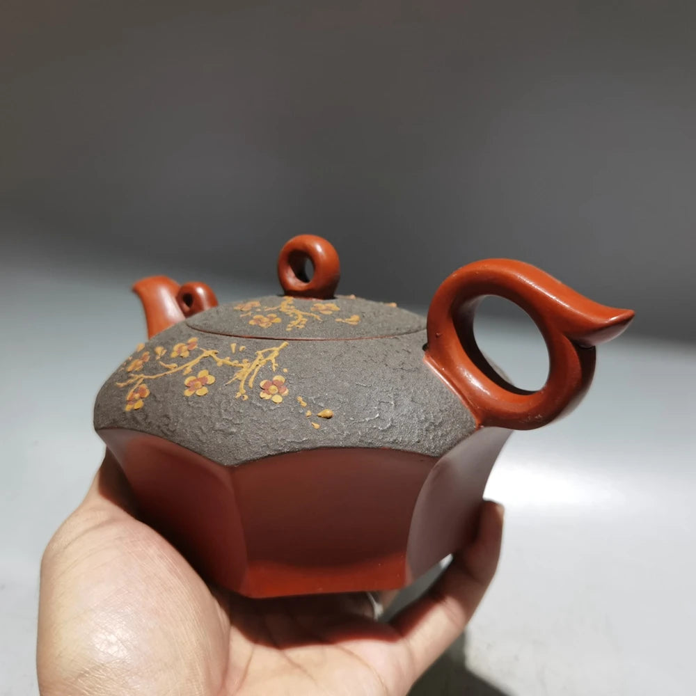 Chinese Yixing Zisha Clay Teapot  Phoenix Mouth Pot Gu Jingzhou 360ml