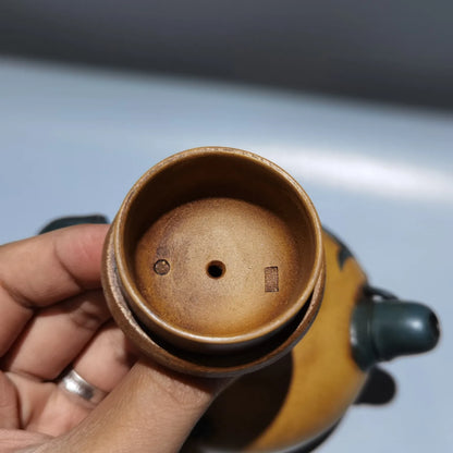 Chinese Yixing Zisha Clay Teapot  Pine Bamboo Plum Pot Gao Jianfang 320ml