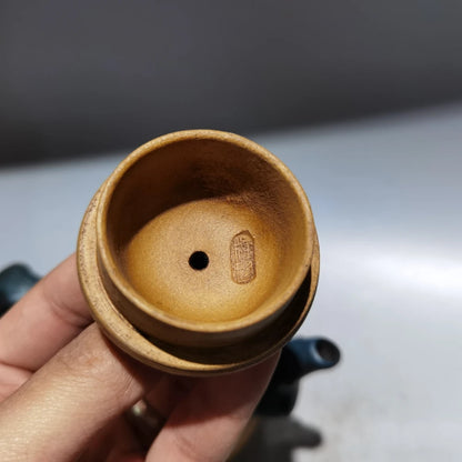 Chinese Yixing Zisha Clay Teapot  Plum Blossom Pot Zhou Guizhen 280ml