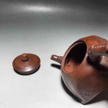 Chinese Yixing Zisha Clay Teapot  Plum Orchid Bamboo ju Pot Wang Nanlin 200ml