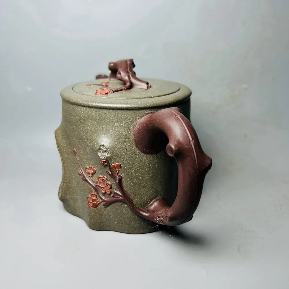 Chinese Yixing Zisha Clay Teapot  Plum Stake Pot Feng Xiaowei 360ml
