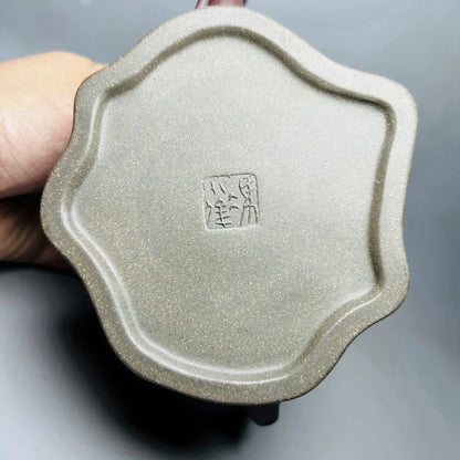 Chinese Yixing Zisha Clay Teapot  Plum Stake Pot Feng Xiaowei 360ml
