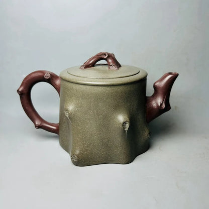 Chinese Yixing Zisha Clay Teapot  Plum Stake Pot Feng Xiaowei 360ml