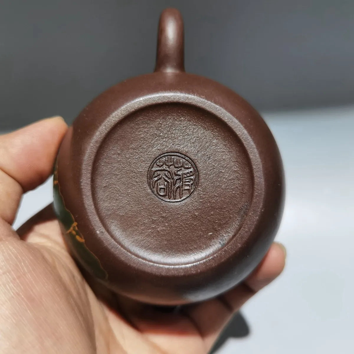 Chinese Yixing Zisha Clay Teapot Purple Mud Frog Tray Pot Jiang Rong 160ml