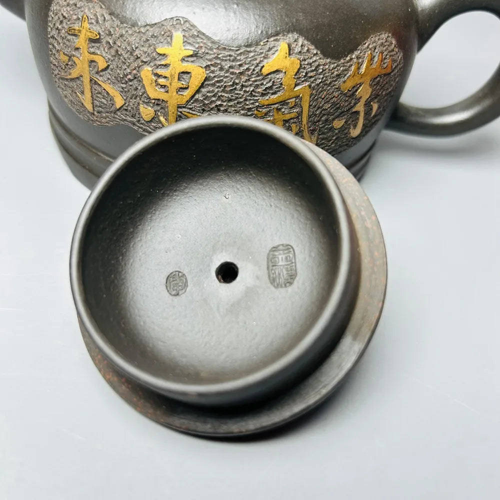 Chinese Yixing Zisha Clay Teapot  Purple Qi Donglai Pot  Ji Yishun 360ml