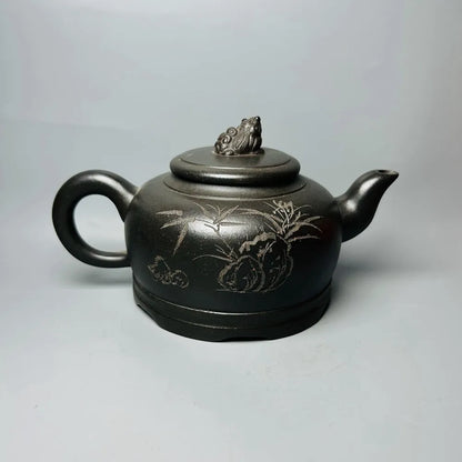 Chinese Yixing Zisha Clay Teapot  Purple Qi Donglai Pot  Ji Yishun 360ml