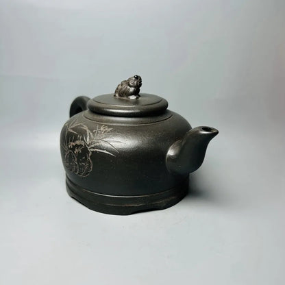 Chinese Yixing Zisha Clay Teapot  Purple Qi Donglai Pot  Ji Yishun 360ml