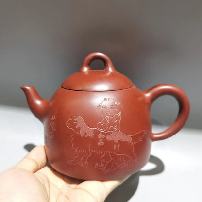 Chinese Yixing Zisha Clay Teapot  Qin Quan Pot Fan Zeng 420ml